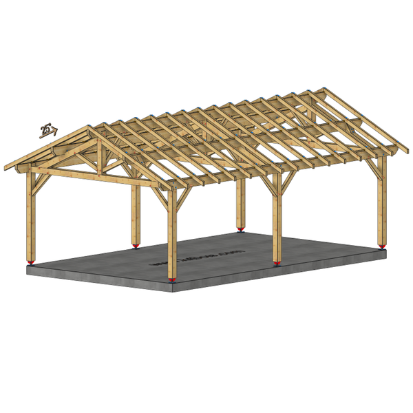 BAYEL 2 pans, lxL 4.5x7.5m SAPIN