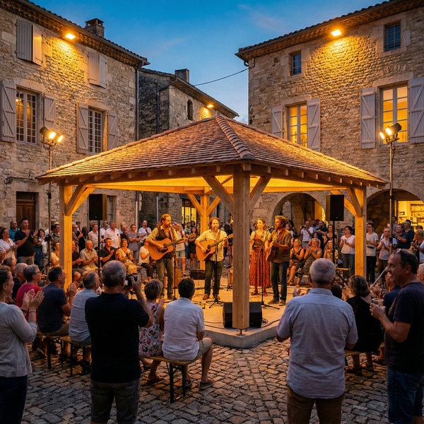 ANTALYA Auvent 4 pans, lxL 5x5m SAPIN / Livraison OFFERTE